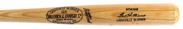 1993 Ted Williams Boston Red Sox Signed H&B Louisville Slugger Bat (Upper Deck Hologram & PSA/DNA)