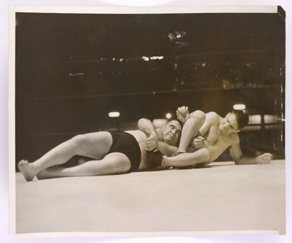 1933 Jim Browning Strangler Lewis Original 7" x 9" Photo