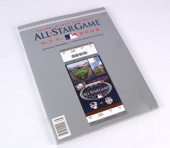2008 All Star Game Yankee Stadium Program