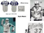 1977 Phil Niekro Atlanta Braves Signed Game Worn Road Jersey HOF (MEARS A9) Earliest Knit!!!