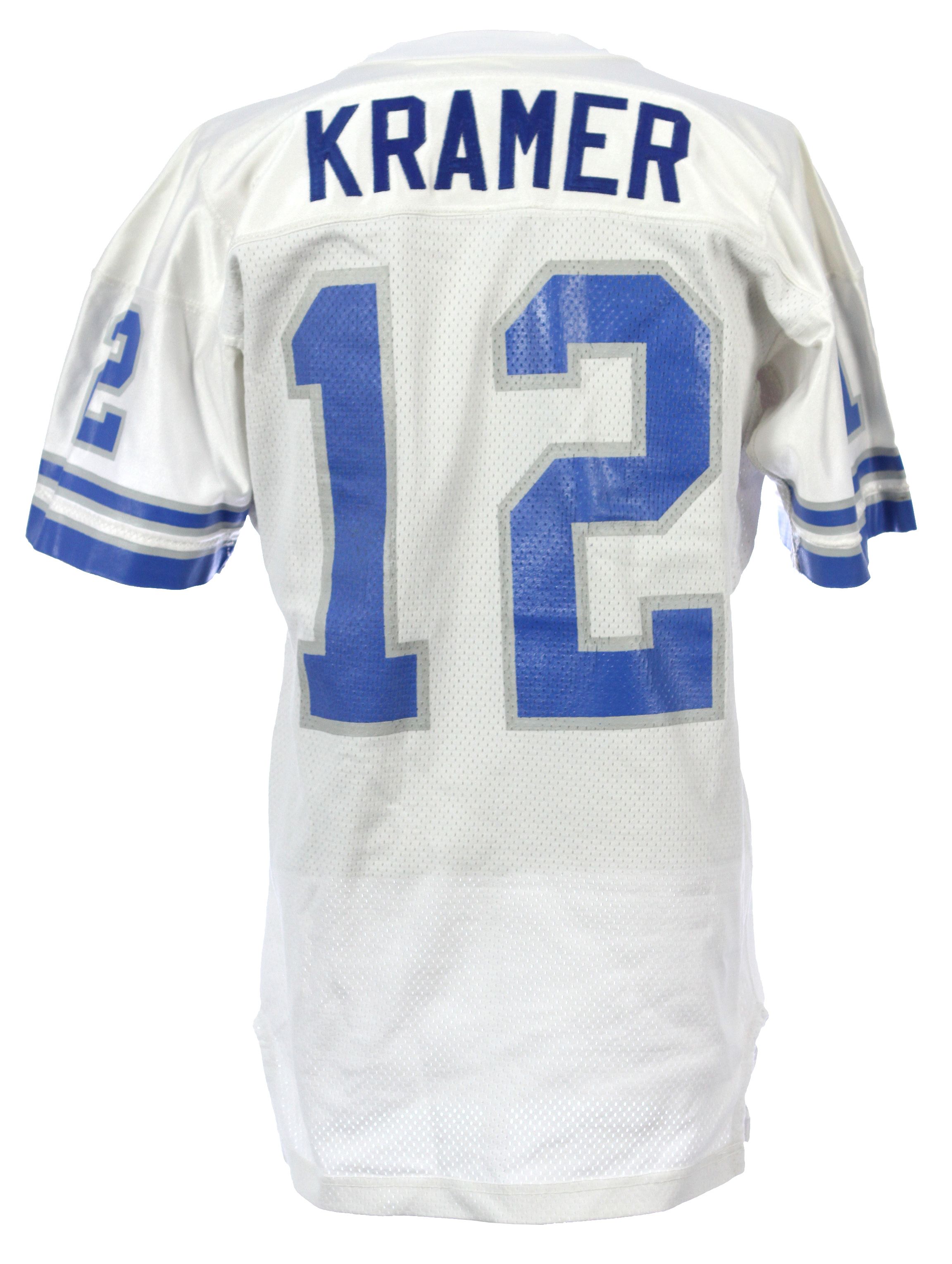 detroit lions game used jersey