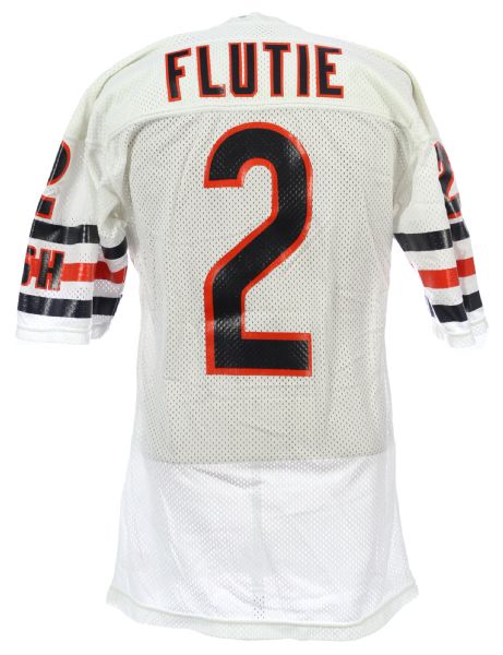 1986-87 Doug Flutie Chicago Bears Game Worn Road Jersey (MEARS LOA)