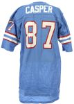1980-83 Dave Casper Houston Oilers Game Worn Home Jersey (MEARS LOA)