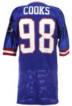1990 Johnie Cooks New York Giants Game Worn Home Jersey (MEARS LOA)