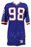 1990 Johnie Cooks New York Giants Game Worn Home Jersey (MEARS LOA)