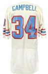 1983 circa Earl Campbell Houston Oilers Signed Game Worn Road Jersey (MEARS LOA)