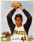 1968-75 Doc Ellis Pittsburgh Pirates Signed 8x10 Color Photo *JSA*