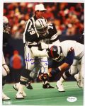 1973-83 Harvey Martin Dallas Cowboys Signed 8x10 Color Photo d. 2001 *JSA*