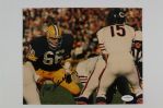 1966-68 Ray Nitschke Green Bay Packers Signed 8x10 Color Photo *JSA*