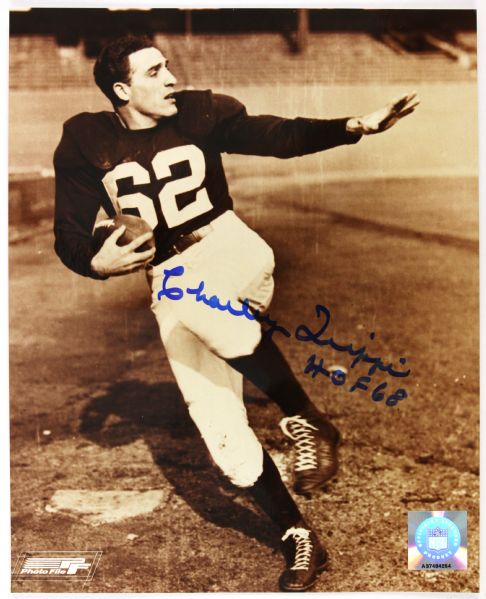 1947-55 Charlie Trippi Chicago Cardinals Signed 8x10 Sepia Photo (MEARS LOA)