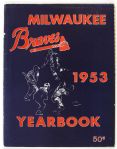 1953 Milwaukee Braves Inaugural Season Yearbook