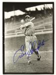 1938-53 Enos Slaughter St. Louis Cardinals Signed 5x7 B&W Photo (MEARS LOA)