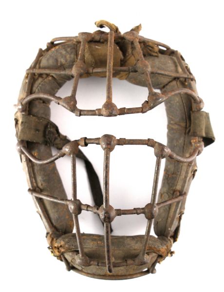 1880-1900 circa Bead Welded Catchers Mask
