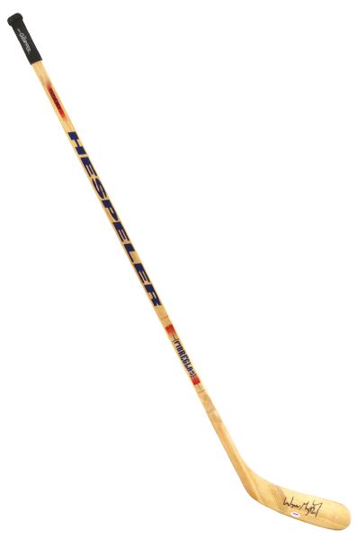 1990s Wayne Gretzky Los Angeles Kings Signed Hespeler Hockey Stick (PSA/DNA)
