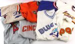1970s-80s Baseball & Football Sample Jersey Collection - Lot of 10 (MEARS LOA)