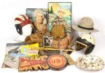 1900-90s Baseball Football Basketball Hockey Memorabilia Collection - Lot of 36 w/ Jim Brown Auto, Bobby Orr Auto, Ernie Banks Auto, John Wooden Auto & More