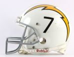 2003 (September 21) Doug Flutie San Diego Chargers Game Worn Helmet (MEARS LOA & PSA/DNA)
