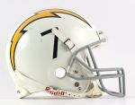 2003 (September 21) Doug Flutie San Diego Chargers Game Worn Helmet (MEARS LOA & PSA/DNA)