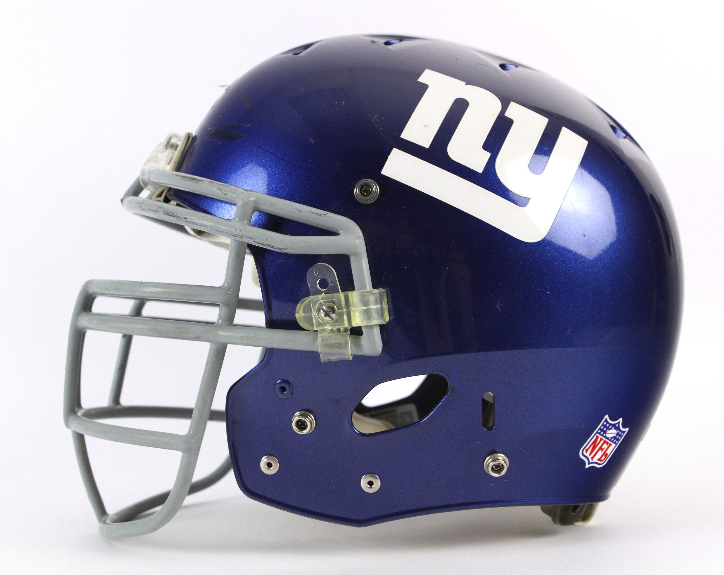 Lot detail 2007 chris snee new york giants game worn helmet mears