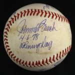 1978 (April 6) Sparky Anderson Johnny Bench Pete Rose Tom Seaver Ken Griffey George Foster Cincinnati Reds Signed ONL Feeney Riverfront Stadium Game Used Opening Day Baseball (MEARS LOA/JSA)