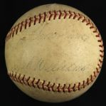 1960, 69 Ted Williams Boston Red Sox/Washington Senatos Single Signed OAL Cronin Game Used Baseball (MEARS LOA/JSA)