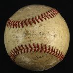 1935-51 Pittsburgh Pirates Boston Braves Multi Signed ONL Frick Game Used Baseball (MEARS LOA)