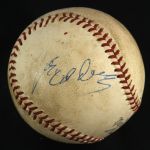 1970 Joe Caldwell Atlanta Hawks Single Signed ONL Giles Baseball (MEARS LOA/JSA)