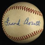 1960-69 Frank Crosetti New York Yankees Single Signed OAL Cronin Game Used Baseball (MEARS LOA/JSA)