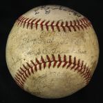 1936 (July 26) Philadelphia Phillies Chicago Cubs ONL Frick Baker Bowl Game Used Baseball (MEARS LOA)