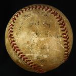 1952 (June 14) Luke Easter Cleveland Indians OAL Harridge Cleveland Stadium Game Used Hit Baseball (MEARS LOA)