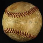 1952 (June 14) Luke Easter Cleveland Indians OAL Harridge Cleveland Stadium Game Used Hit Baseball (MEARS LOA)