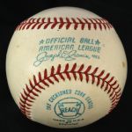 1970-72 AJ Reach Official American League Joe Cronin Baseball