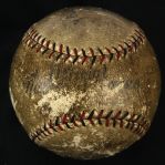 1928 (May 27) Hack Wilson Chicago Cubs ONL Heydler Wrigley Field Game Used Foul Baseball (MEARS LOA)