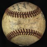 1939 (April 19) Boston Braves Philadelphia Phillies ONL Frick Braves Field Game Used Baseball (MEARS LOA & PSA/DNA)