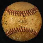1952 (September 19) Chicago Cubs St. Louis Cardinals ONL Giles Wrigley Field Game Used Baseball (MEARS LOA)