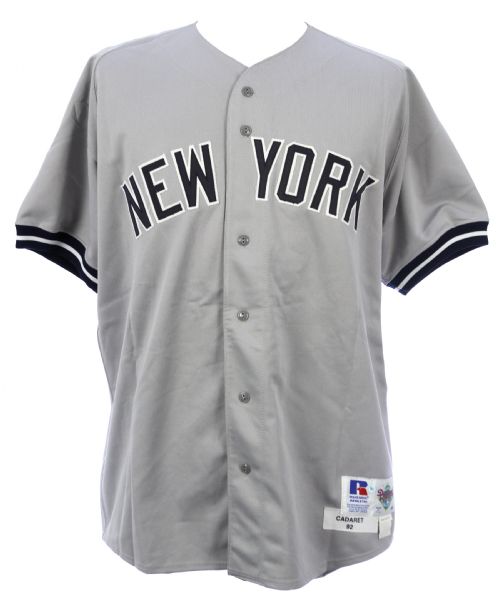 1992 Greg Cadaret New York Yankees Road Jersey (MEARS LOA/Steiner)