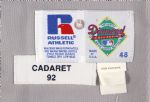 1992 Greg Cadaret New York Yankees Road Jersey (MEARS LOA/Steiner)