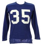 1950-53 circa MacGregor Goldsmith #35 Game Worn Football Jersey (MEARS LOA)
