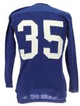 1950-53 circa MacGregor Goldsmith #35 Game Worn Football Jersey (MEARS LOA)