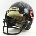 1980s Chicago Bears Multi Signed Full Size Pro Model Helmet w/ 25 Signatures Including Walter Payton, Dick Butkus, Gale Sayers, Mike Ditka & More (JSA)
