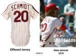 1979 Mike Schmidt Philadelphia Phillies Game Worn Home Uniform (MEARS A10)