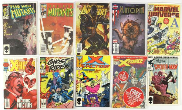 1980s-2000s Assorted Comic Book Collection - Lot of 230 w/ Ghost Rider, The New Mutants, X Factor & More 