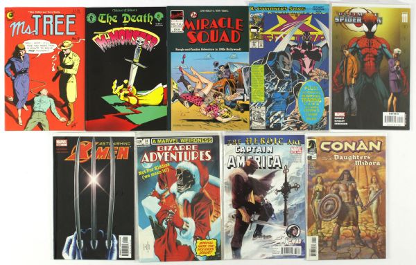 1980s-2000s Assorted Comic Book Collection - Lot of 290 w/ Astounding X Men, Ultimate Spiderman, Bizarre Adventures & More 