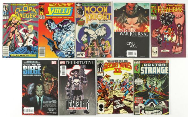 1980s-2000s Assorted Comic Book Collection - Lot of 290 w/ Excalibur, Moon Knight, Punisher War Journal & More