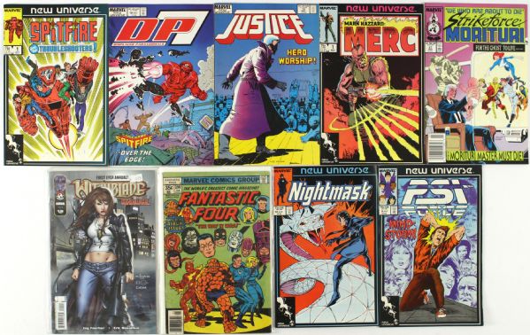 1980s-2000s Assorted Comic Book Collection - Lot of 290 w/ Fantastic Four, Nightmask, Displaced Paranormals & More