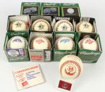 1983-98 World Series All Star Commemorative Baseball Collection - Lot of 12