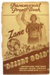1936 Zane Greys Desert Gold Paramount Press Book