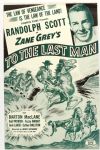 1933 Zane Greys To The Last Man 11" x 17" Advertising Packet 