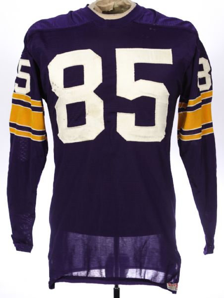 1960-64 Purple Sand Knit Home Jersey (MEARS LOA)