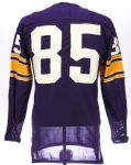 1960-64 Purple Sand Knit Home Jersey (MEARS LOA)